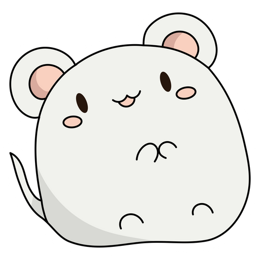 here is a Cute Little Mouse Sticker from the Cute collection for sticker mania