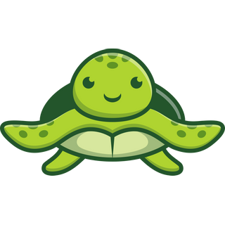 Cute Sea Turtle Sticker - Sticker Mania