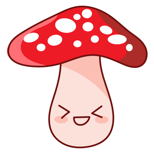 here is a Laughing Toadstool Sticker from the Cute collection for sticker mania