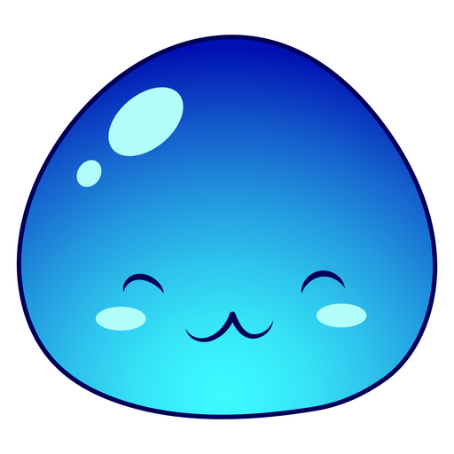 here is a Smiling Drop Sticker from the Cute collection for sticker mania