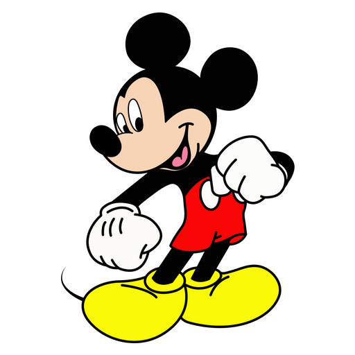 here is a Mickey Mouse Smile Sticker from the Disney Cartoons collection for sticker mania
