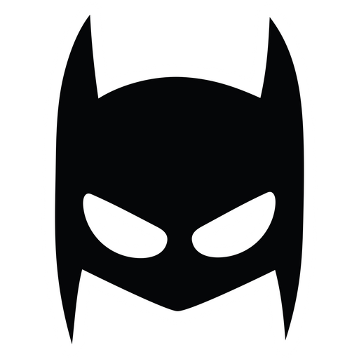 here is a Batman Face Decoration Sticker from the Face Decorations collection for sticker mania
