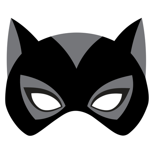 here is a Catwoman Face Decoration Sticker from the Face Decorations collection for sticker mania