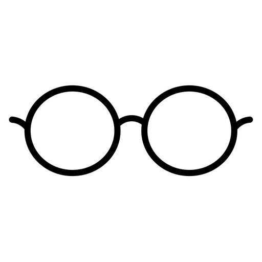 here is a Harry Potter Glasses Sticker from the Face Decorations collection for sticker mania