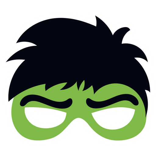 here is a Hulk Face Decoration Sticker from the Face Decorations collection for sticker mania