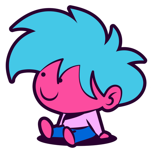here is a Friday Night Funkin' Boyfriend Sleeptalk Smile Sticker from the Friday Night Funkin' collection for sticker mania