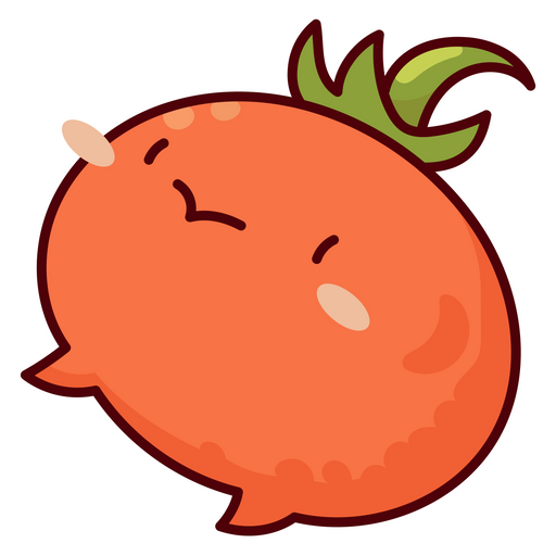 here is a Charming Tomato Sticker from the Food and Beverages collection for sticker mania