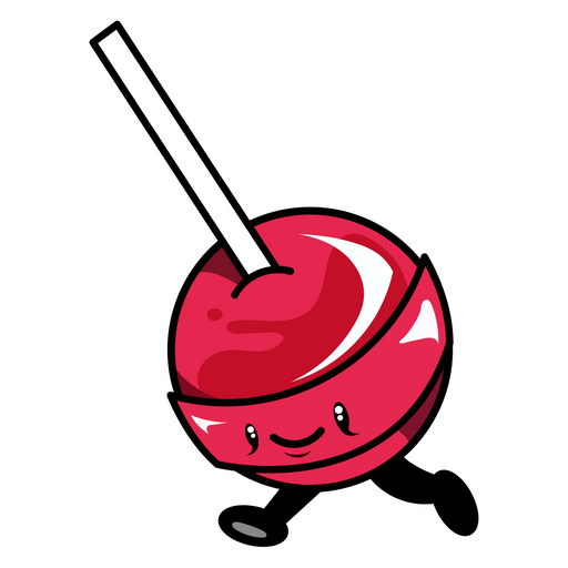 here is a Chupa Chups Running Away Sticker from the Food and Beverages collection for sticker mania