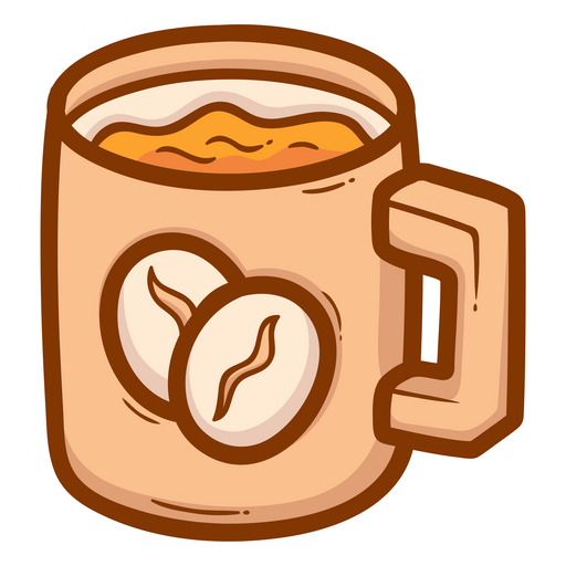 here is a Coffee Cup Sticker from the Food and Beverages collection for sticker mania