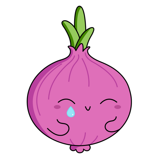 here is a Cute Crying Onion Sticker from the Food and Beverages collection for sticker mania