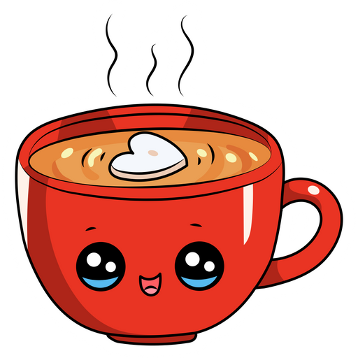 here is a Cute Cup of Cocoa Sticker from the Food and Beverages collection for sticker mania