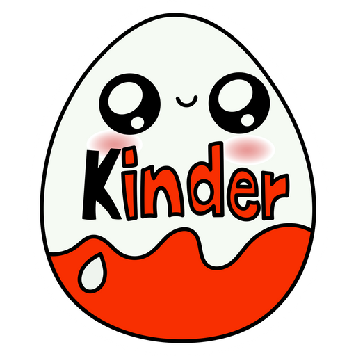 here is a Cute Kinder Sticker Sticker from the Food and Beverages collection for sticker mania