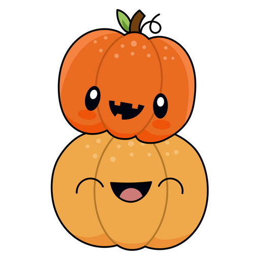 here is a Cute Pumpkins Sticker from the Food and Beverages collection for sticker mania