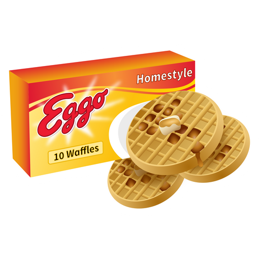 here is a Eggo Waffles Sticker from the Food and Beverages collection for sticker mania