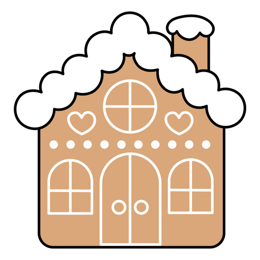 here is a Gingerbread House Sticker from the Food and Beverages collection for sticker mania