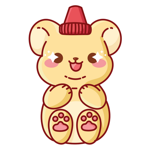 here is a Honey Bear Sticker from the Food and Beverages collection for sticker mania