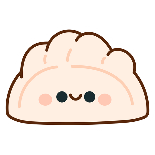 here is a Japanese Gyoza Sticker from the Food and Beverages collection for sticker mania