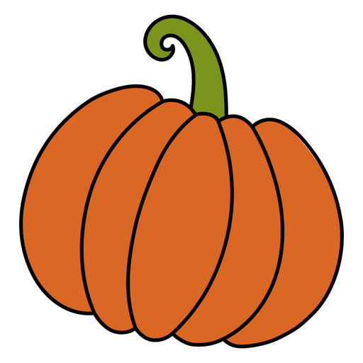 here is a Pumpkin Sticker from the Food and Beverages collection for sticker mania