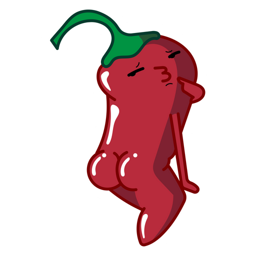 here is a Spicy Red Pepper Sticker from the Food and Beverages collection for sticker mania