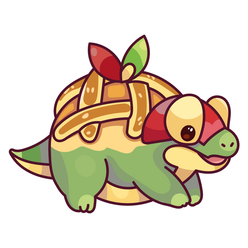 here is a Turtle Pie Sticker from the Food and Beverages collection for sticker mania