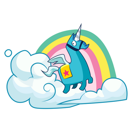 here is a Fortnite Brite Unicorn Sticker from the Fortnite collection for sticker mania