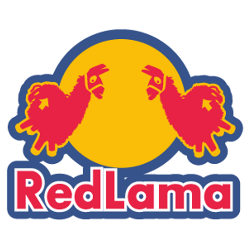 here is a Fortnite Red Lama from the Fortnite collection for sticker mania