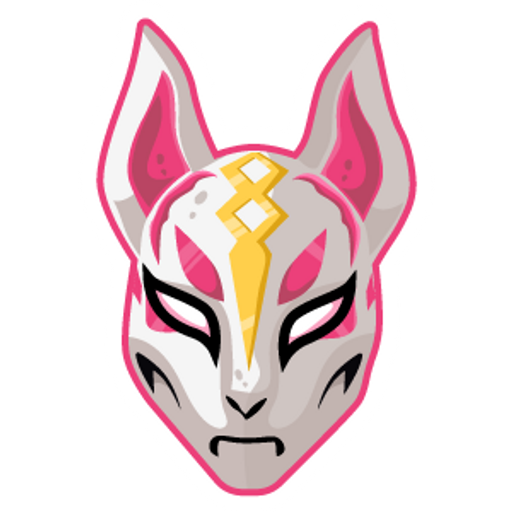 here is a Fortnite Drift Mask from the Fortnite collection for sticker mania