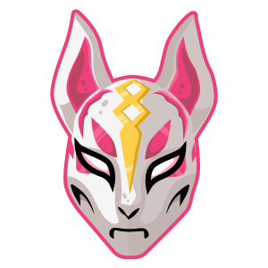cool and cute Fortnite Drift Mask for stickermania