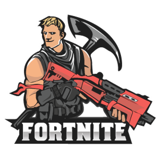 here is a Fortnite Jonesy Skin Logo from the Fortnite collection for sticker mania