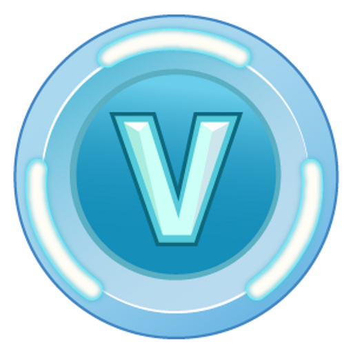 here is a Fortnite V-Bucks from the Fortnite collection for sticker mania