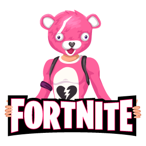 here is a Cuddle Team Leader Fortnite Logo from the Fortnite collection for sticker mania