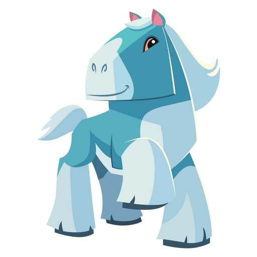 here is a Animal Jam Clydesdale Horse Sticker from the Games collection for sticker mania