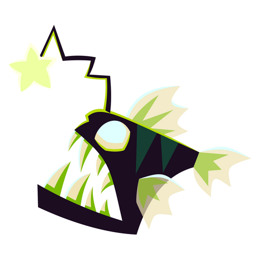 here is a Animal Jam Pet Anglerfish Sticker from the Games collection for sticker mania