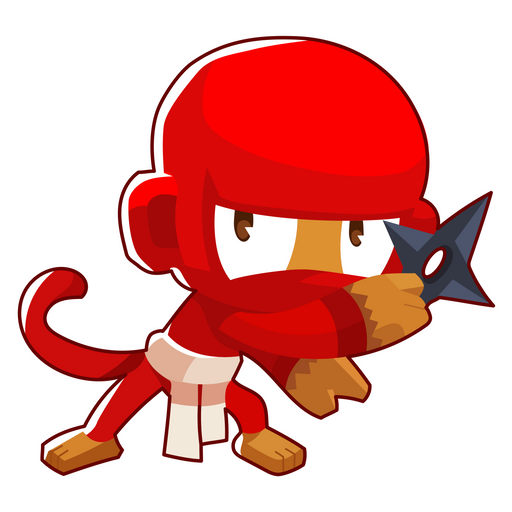 here is a BTD 6 Ninja Monkey Sticker from the Games collection for sticker mania