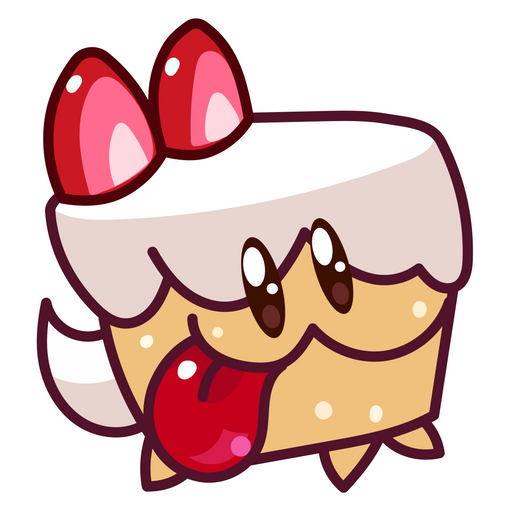 here is a Cookie Run Cake Hound Sticker from the Cookie Run collection for sticker mania