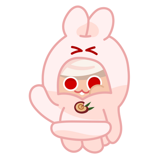 here is a Cookie Run Moon Rabbit Cookie Sticker from the Cookie Run collection for sticker mania