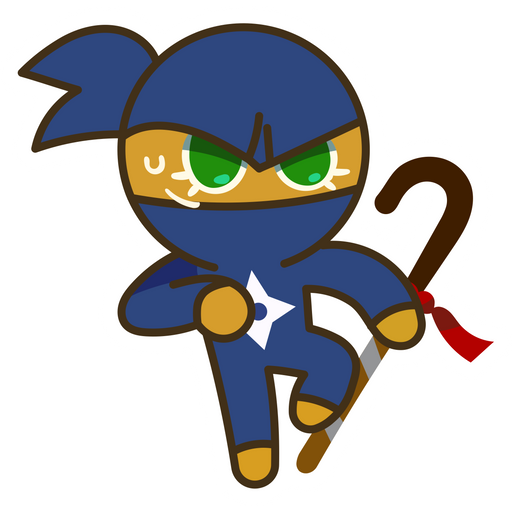 here is a Cookie Run Ninja Cookie Sticker from the Cookie Run collection for sticker mania