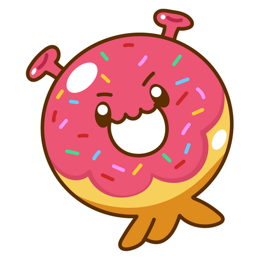 here is a Cookie Run Space Doughnut Sticker from the Cookie Run collection for sticker mania
