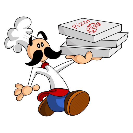 here is a Flipline Studios Papa Louie Sticker from the Games collection for sticker mania