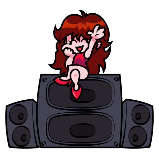 here is a Friday Night Funkin Girlfriend Sticker from the Games collection for sticker mania