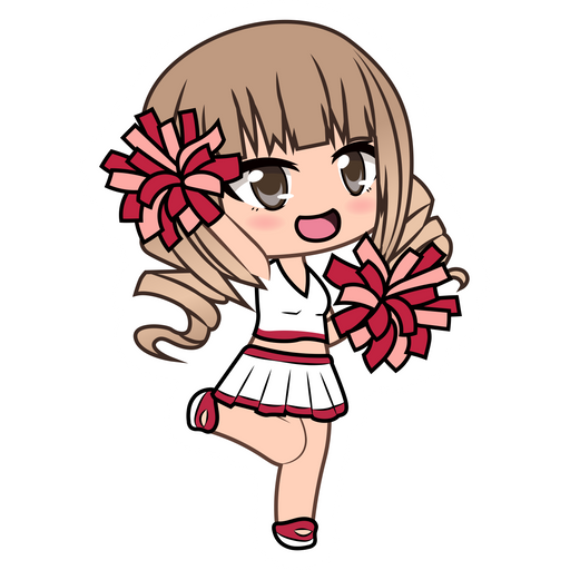 here is a Gacha Life Gabriella Sticker from the Games collection for sticker mania
