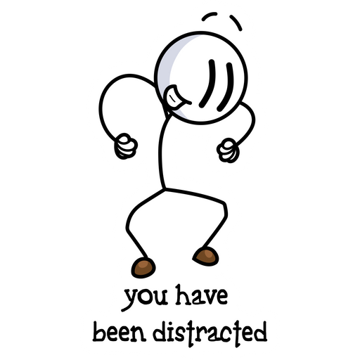 here is a Henry Stickmin You Have Been Distracted Sticker from the Games collection for sticker mania