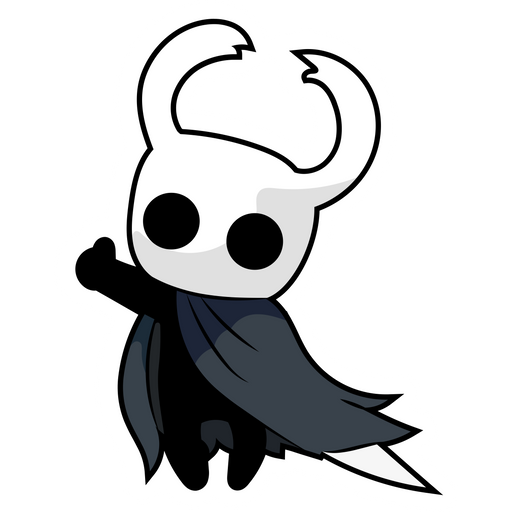 Hollow Knight with Like Sticker