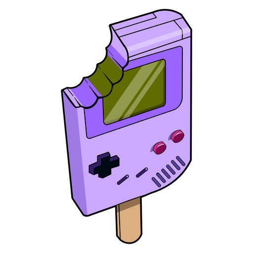 Nintendo Game Boy Ice Cream Sticker