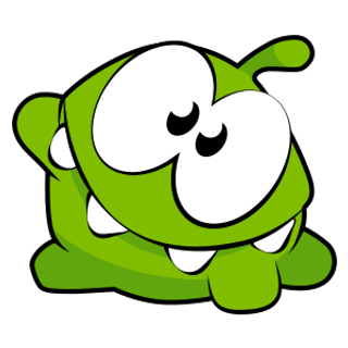 Om Nom Sticker - Sticker Mania