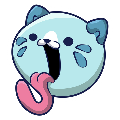 here is a Poppy Playtime Candy Cat Long Tongue Sticker from the Games collection for sticker mania