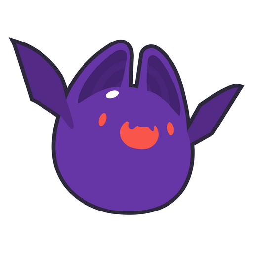 here is a Slime Rancher Batty Slime Sticker from the Games collection for sticker mania