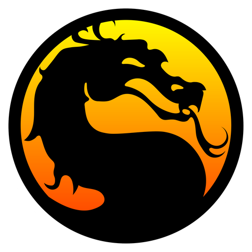 Mortal Kombat Dragon Logo Sticker