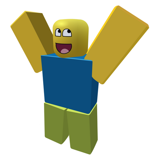 here is a Roblox Happy Noob Sticker from the Games collection for sticker mania