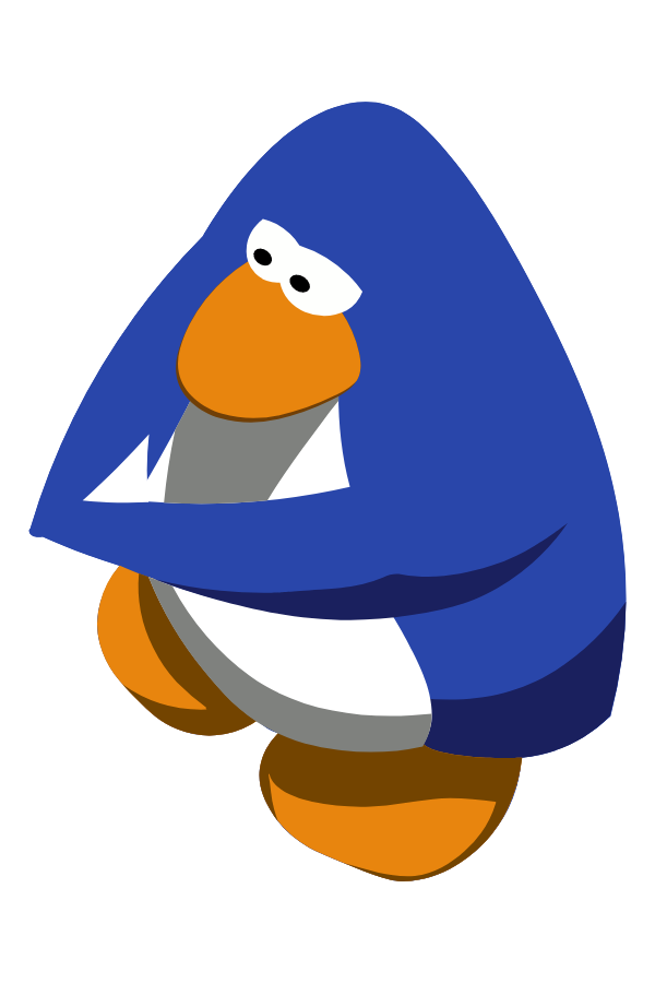 Download Club Penguin Blue Sticker - Sticker Mania